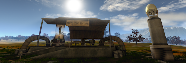 fertilizing station for virtual lands