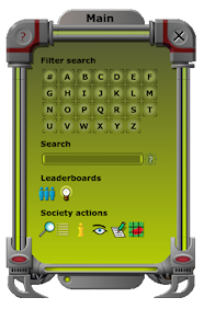 society terminal interface